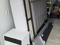 Double bed, Side table