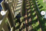 Scaffolding poles and boards