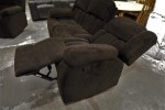 Maddison 3pce recliner lounge suite SAVE (2), 3 seater couch L2130 D9...