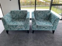 Turquoise 4 peice Danske Mobler Lounge Suite 2 x 3 seater and 2 x 1 se...