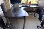 Large Solid Timber Veneer Desk