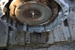 Vehicle transmission on pallet