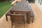 Outdoor dining set, Pot plant