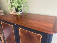 Cabinet with burl feature