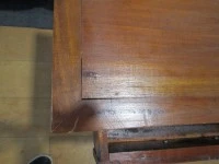 Teak 5 Drawer Tallboy