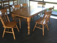 Dining table and 6 chairs