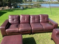 Leather couch