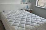 Queen bed base and mattress