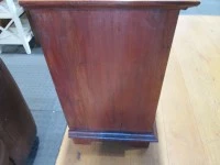 Teak 5 Drawer Tallboy