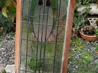 Antique leadlight window