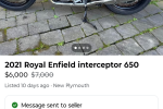 Motorcycle Royal Enfield Interceptor
