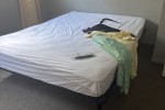 Queen bed, Double bed, Double bed, Fridge, Washing machine, Dryer, Dra...