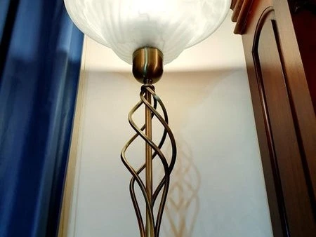 *** Brass Uplight Floor Lamp! ***