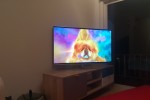 King Size bed and mattress, TV Console, TV, Microwave, wall Mirror, L...