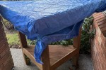 Table, Single fold up bed