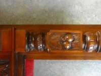 Kauri Fire Mantle Carved