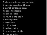 1 bedroom house move