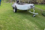 Inflatable Boat and Trailer