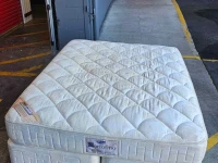 Queen mattress and 2 split base