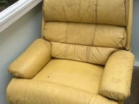 King Size mattress and bed bases, 1.8m Desk, 3 seater couch, x2 Lazy b...