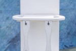 An interesting hand craft 1950's era dressing and vanity stand Unique ...