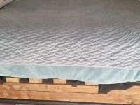 Antique Edwardian Oak Double Bed