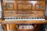 Very heavy upright piano, over 100 years old.