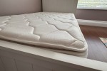King Single with mattress - solid wood slate - great condition