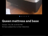 Queen bed
