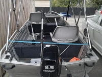 Small boat 12foot dingy on trailer current wof/reg