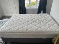 Queen bed - mattress and base medium