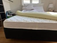 Double bed with mattress