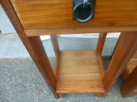 Recycled rimu bedside tables