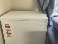 King bed, Queen bed, Dresser, Dining table with 5 chairs, 198 litre fr...