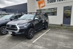 Ute with canopy and roofracks