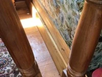 Recycled rimu queen slat bed