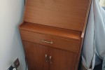 Double bed, can be dismantled by the owner, Small chest of drawers, Sh...