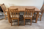 Dining table and 4 chairs