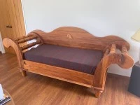 Wooden bench