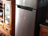 Fridge, Tall bot, Arm chair