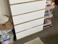 Double Bed, Chest of Drawers