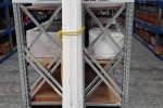 9 pallets of shelving plus brackets etc one large pallet and 8 smaller...