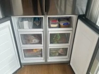 Fisher and Paykel 498 quad door fridge freeze with ice