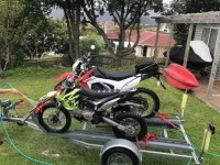 Motor Bike Frame for 2 motorbikes for Trailer