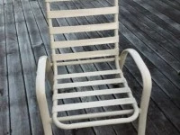 Outside table and chairs, Chairs stacksble (6)