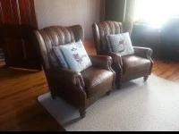 2 wingback chairs (2)