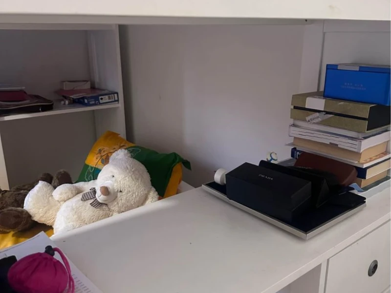 Bunk bed with desk