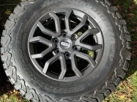 Near new 2024 Ford Raptor or Everest wheels and tyres