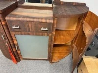 Old 1920s Antique Drinks Cabinet