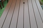 Stunning Outdoor Devon Table and 8 Devon Padded Chairs, Chairs (8)